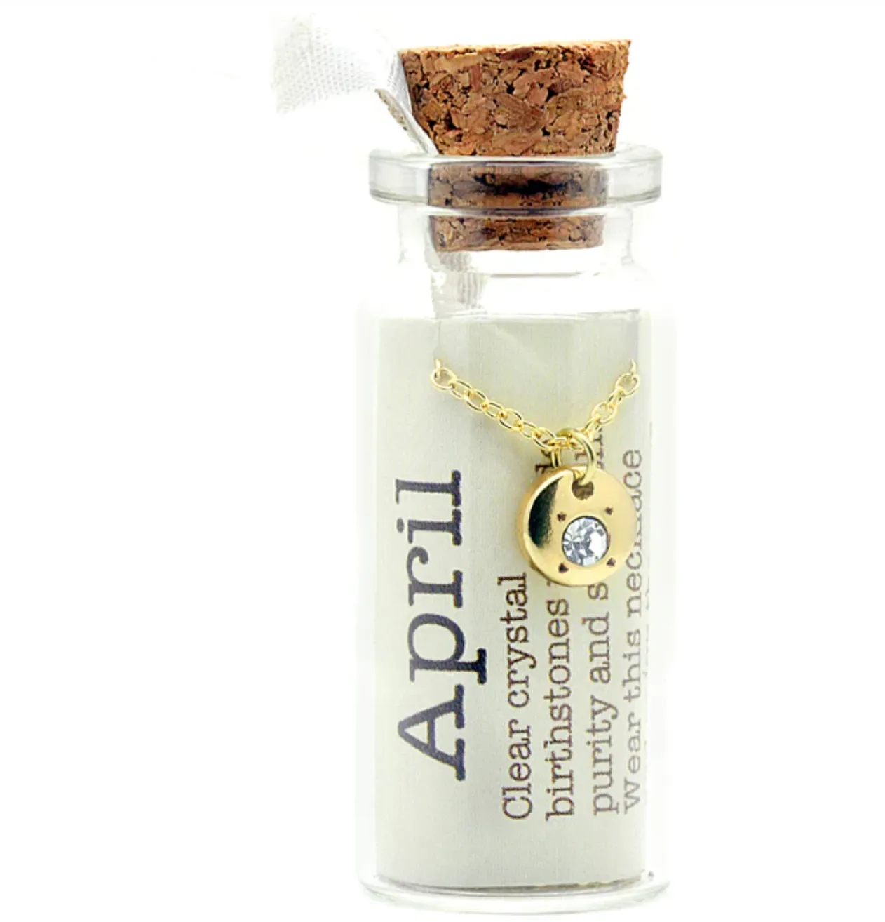 Birthstone Bottle Necklace