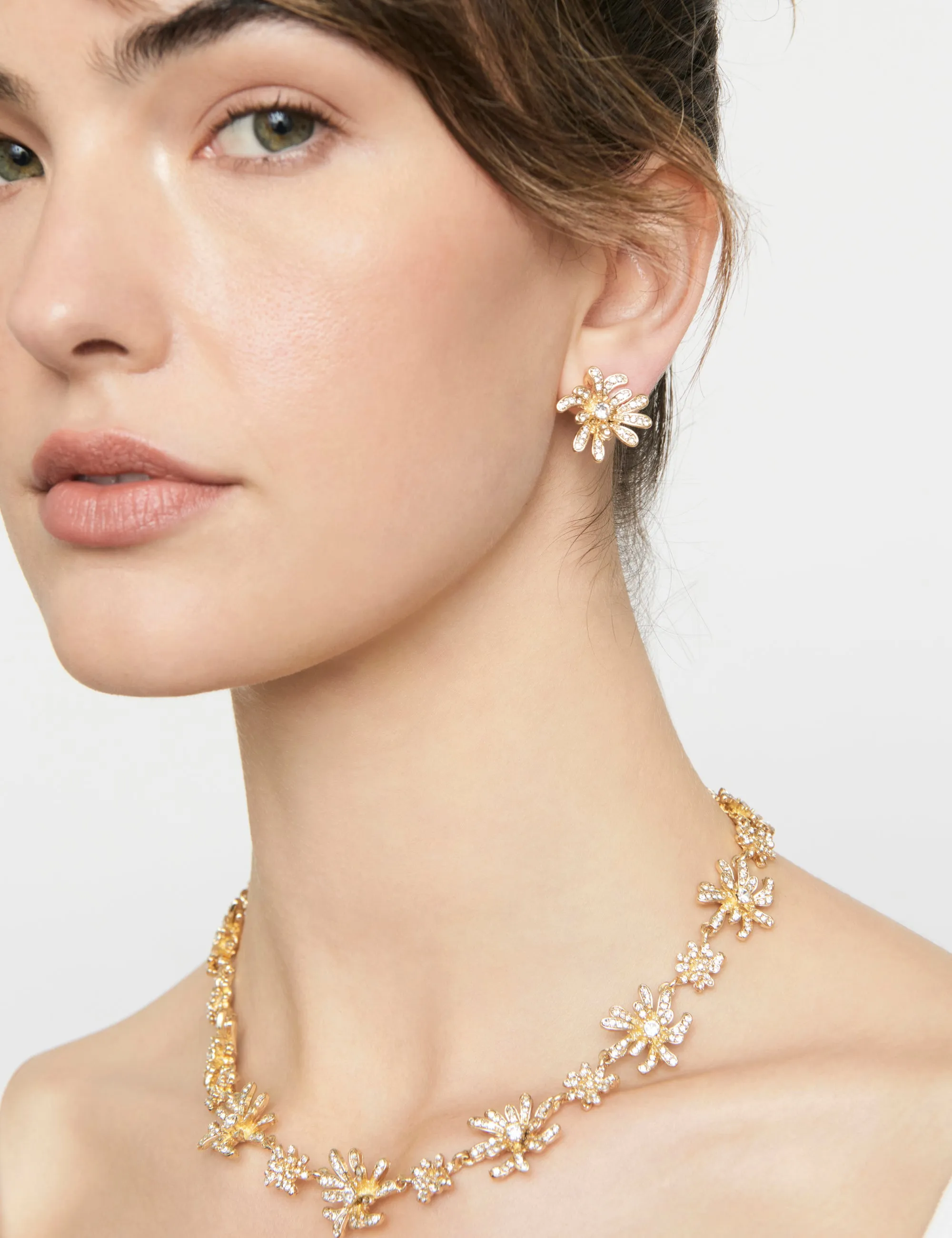 BLOOM STUD CLIP EARRINGS