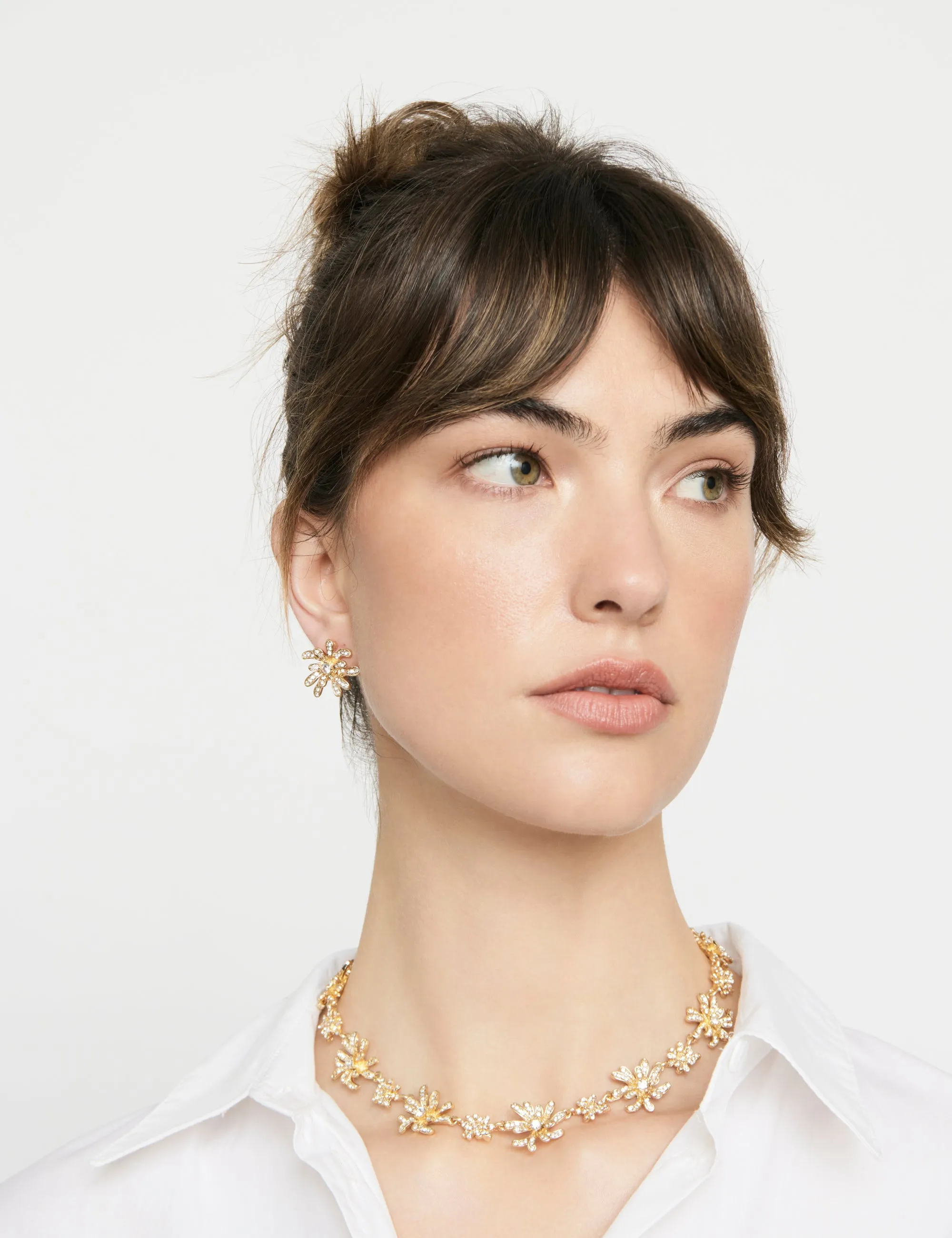 BLOOM STUD CLIP EARRINGS