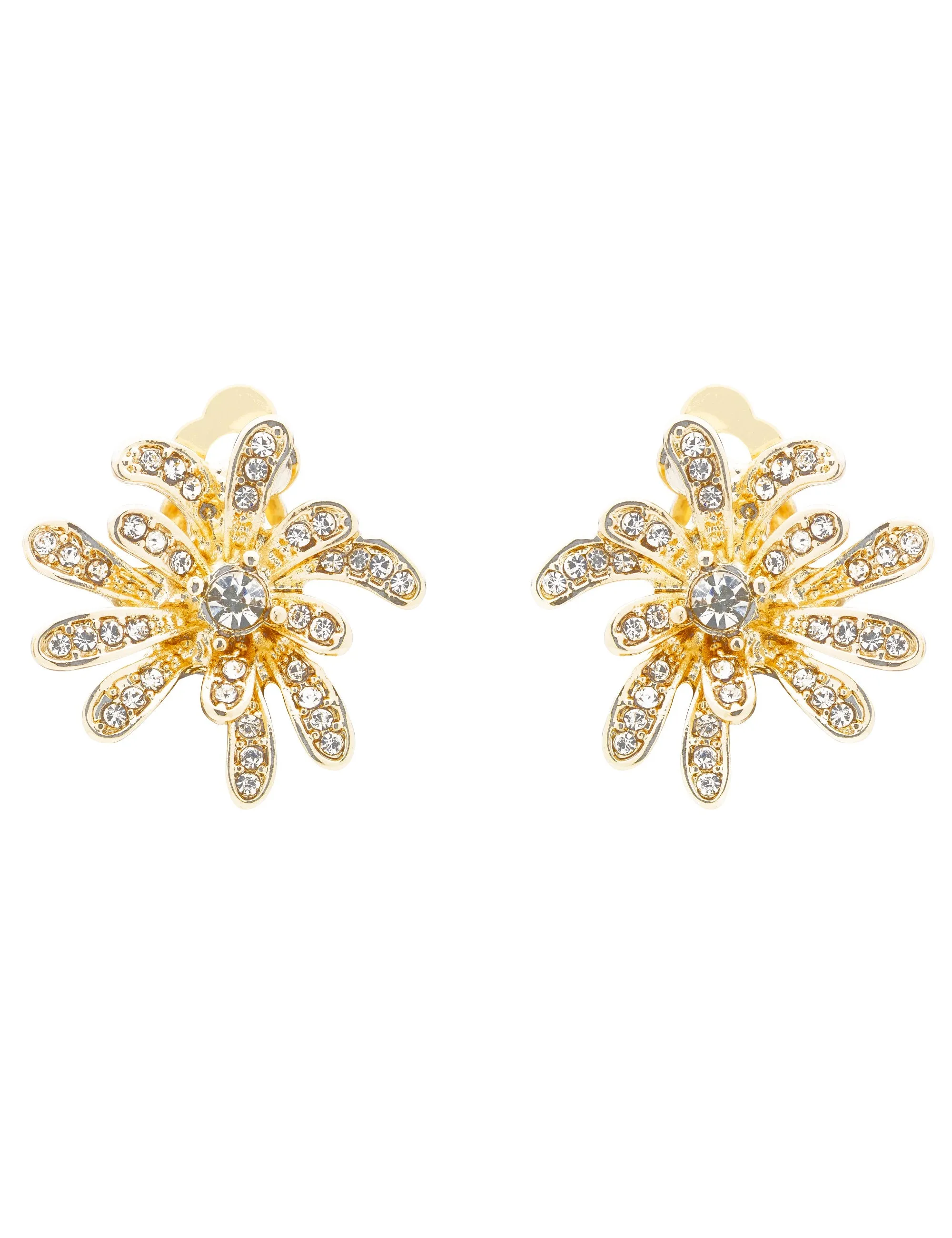 BLOOM STUD CLIP EARRINGS