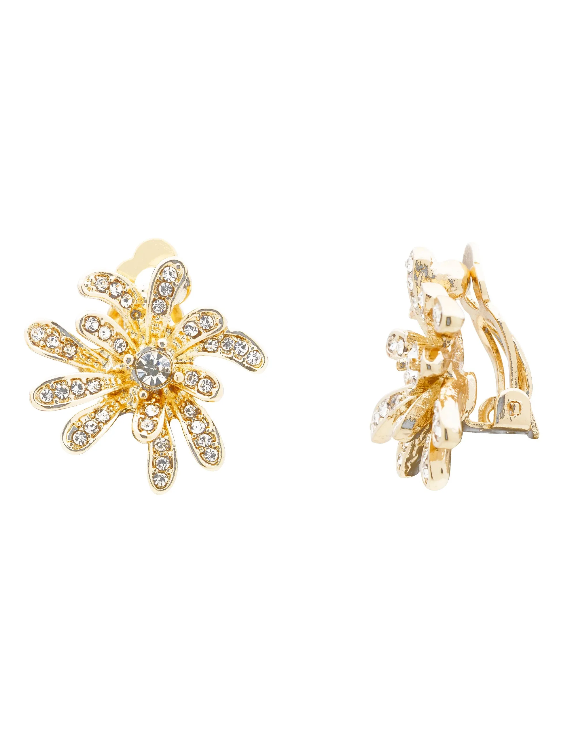BLOOM STUD CLIP EARRINGS