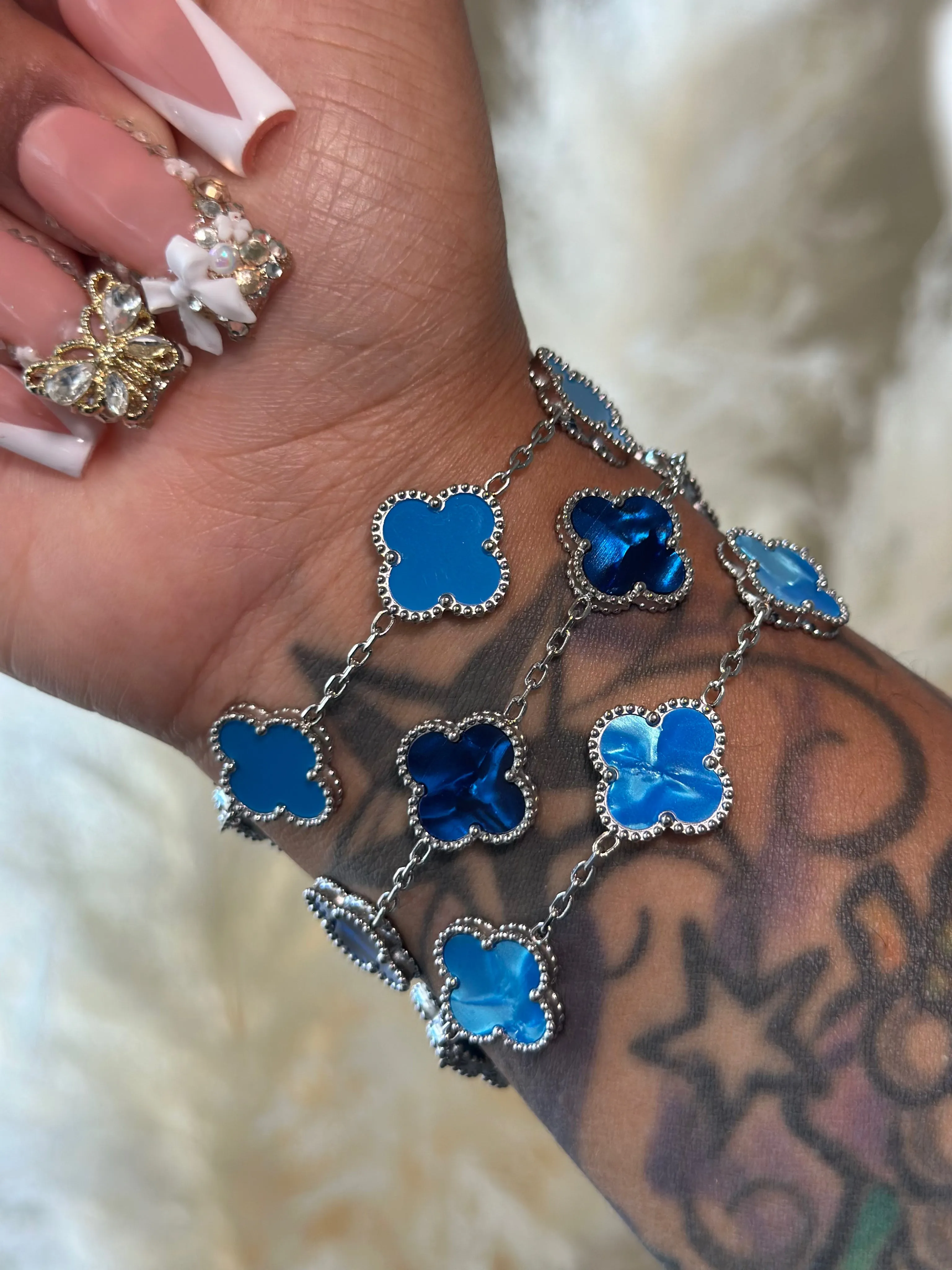BLUE TRIO BRACELET SET