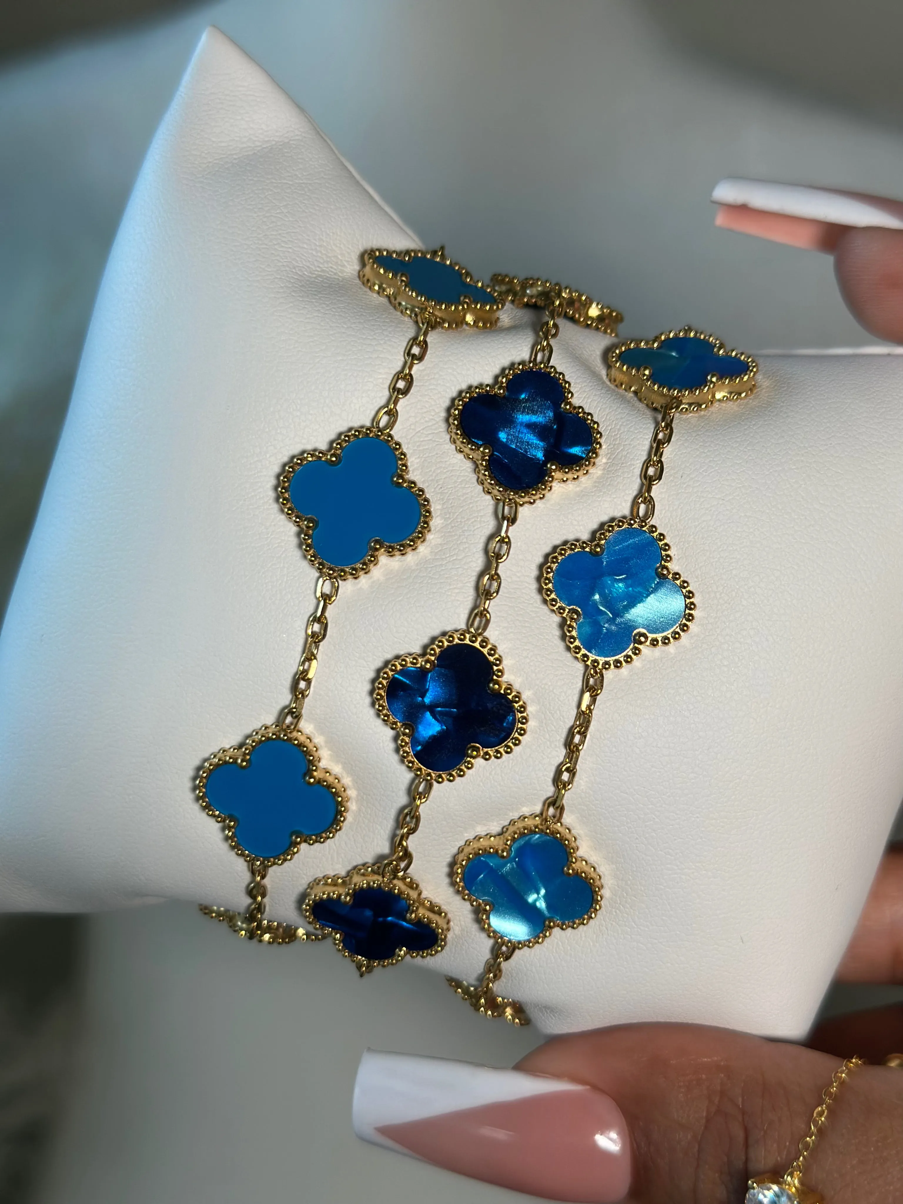BLUE TRIO BRACELET SET