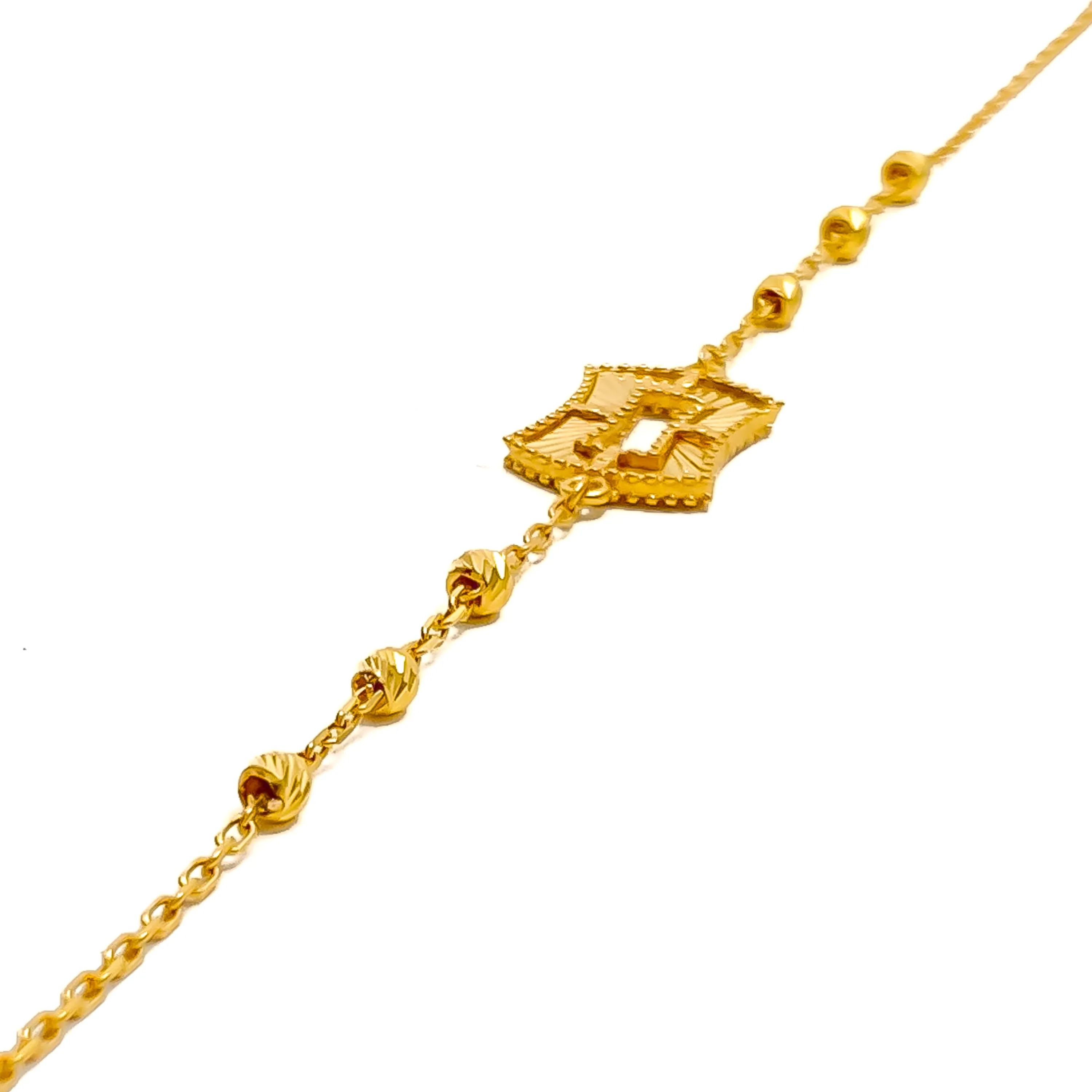 Bold Attractive 21k Gold Bracelet
