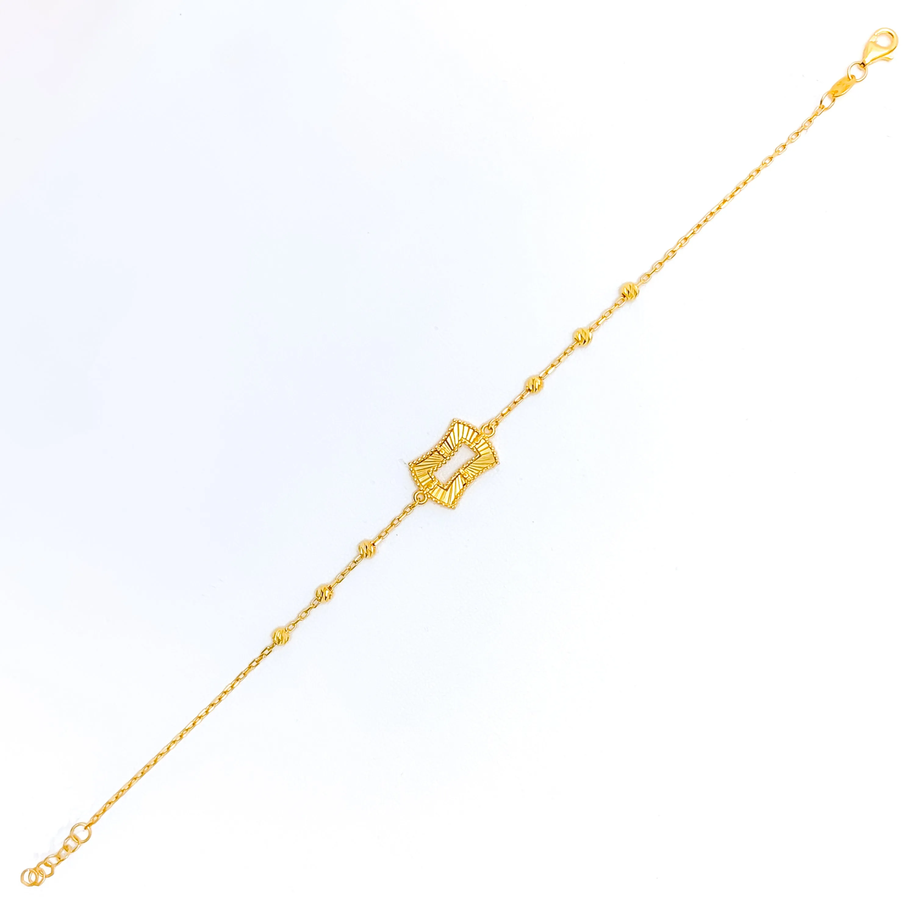 Bold Attractive 21k Gold Bracelet
