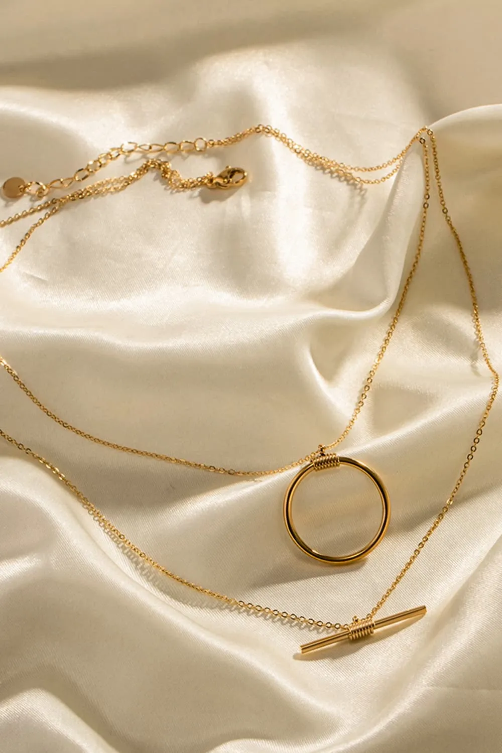 Boyd Double-Layered Stainless Steel Necklace