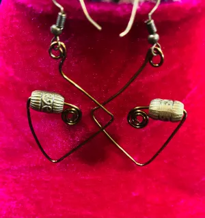 Brass Earrings #21018