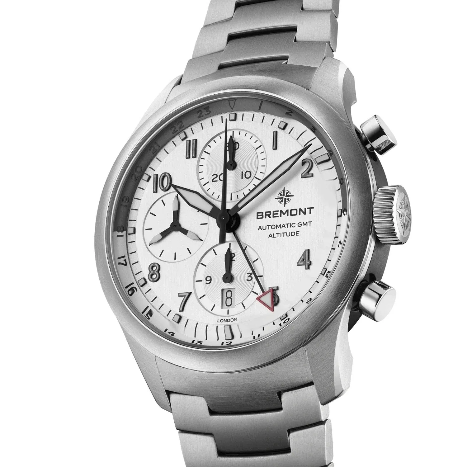 Bremont Altitude Chronograph GMT Automatic – ALT42-CHR-G-SS-SI-B
