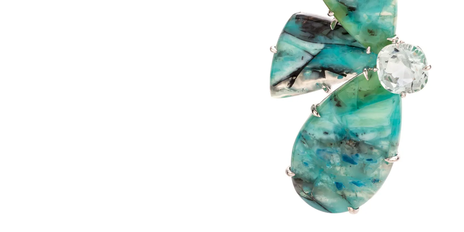 burst iv opal earrings