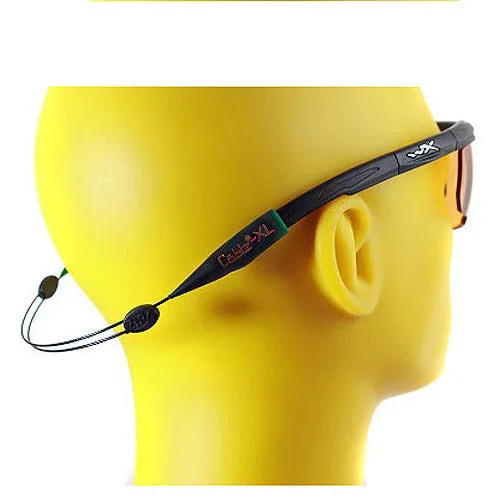 Cablz Zipz Adjustable Sunglasses Holder  Camo  14 in