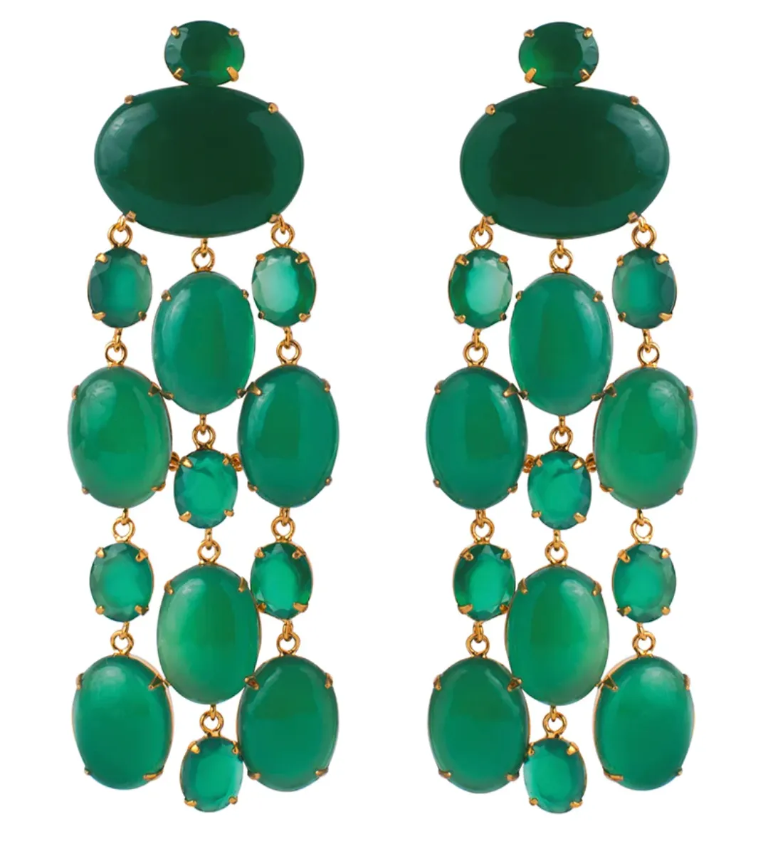 Cascade Clip Earrings