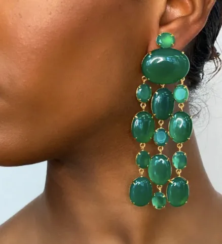 Cascade Clip Earrings