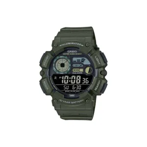 Casio Men Digital Sport Watch WS-1500H-3BV Green Resin Strap