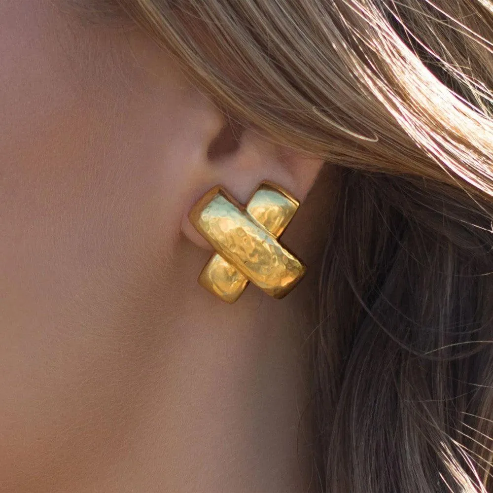 Catalina X Clip Earring