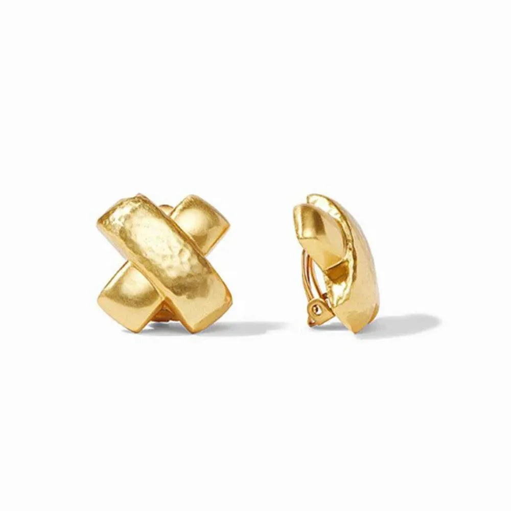Catalina X Clip Earring