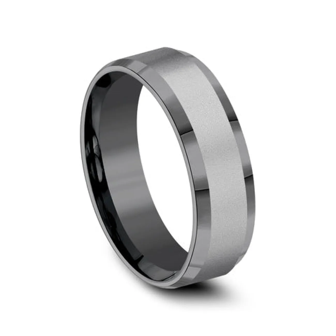 Chancellor Tantalum Comfort Fit 7.0 Wedding Band Ring