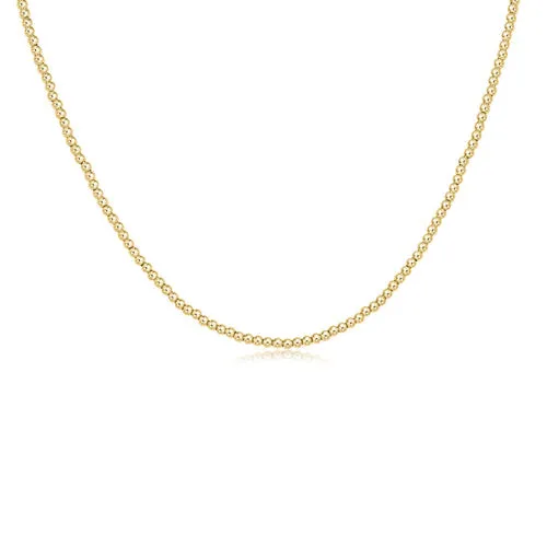 Classic Gold 2mm Bead Choker