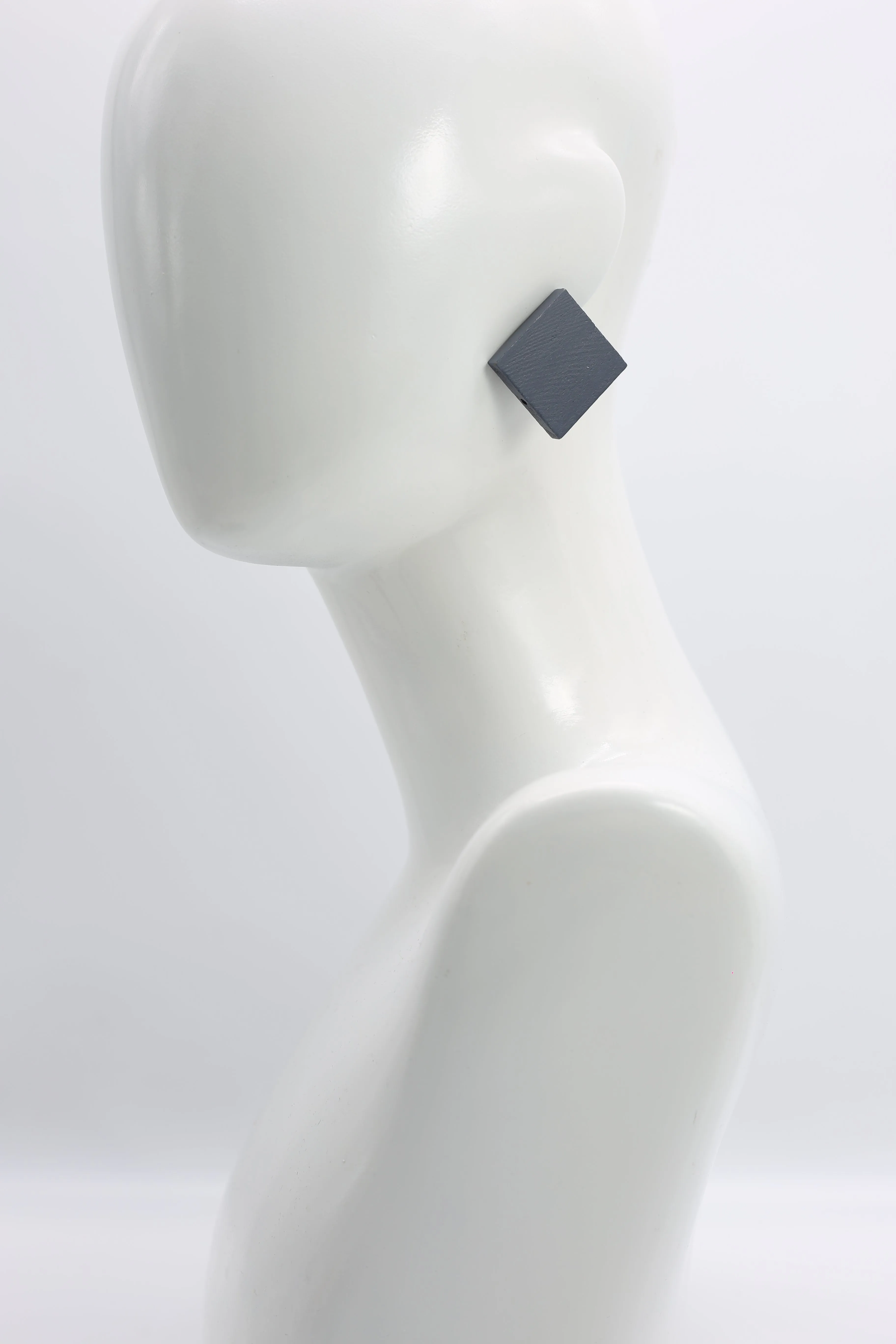 Clip-on Square Earrings - Large