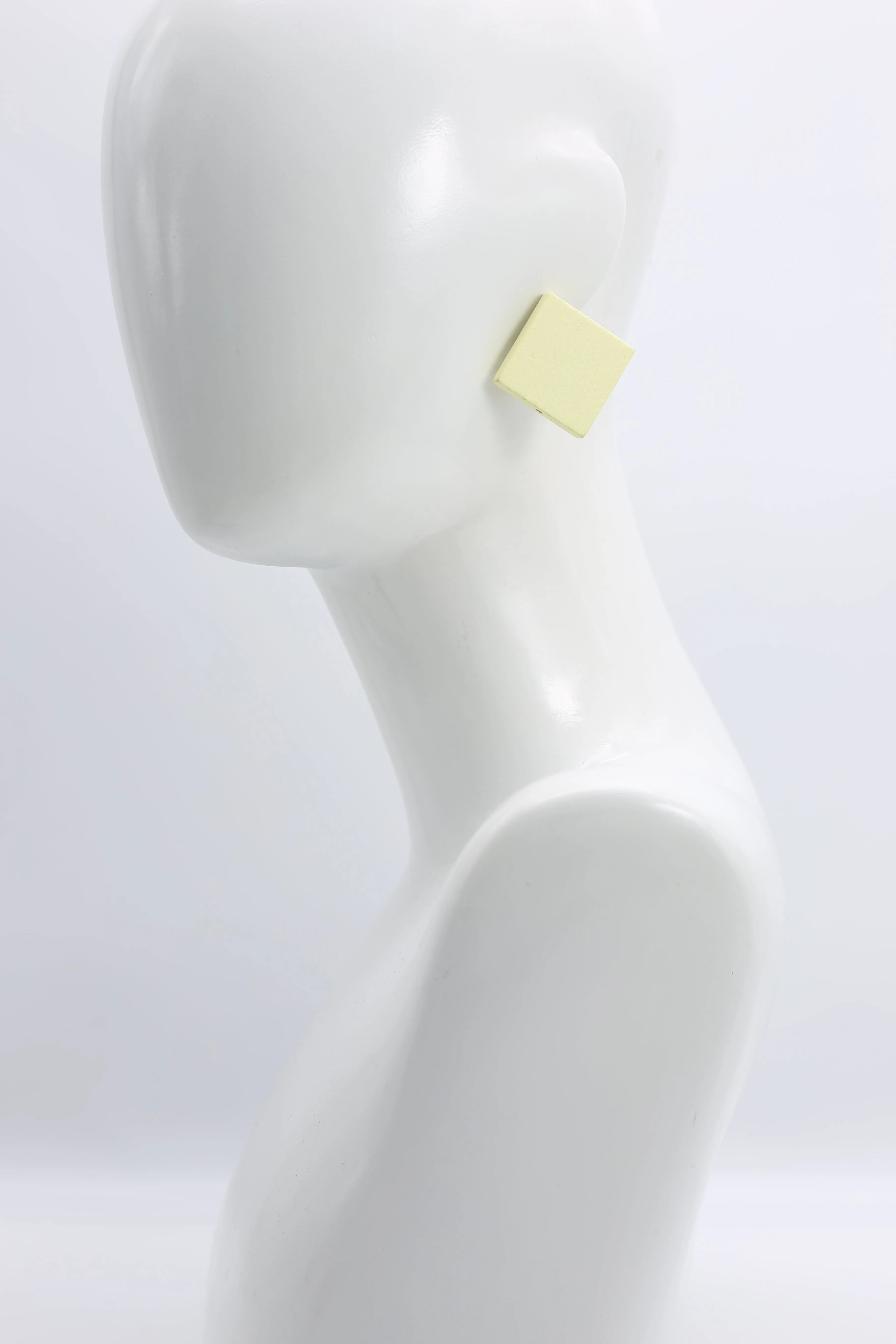 Clip-on Square Earrings - Large