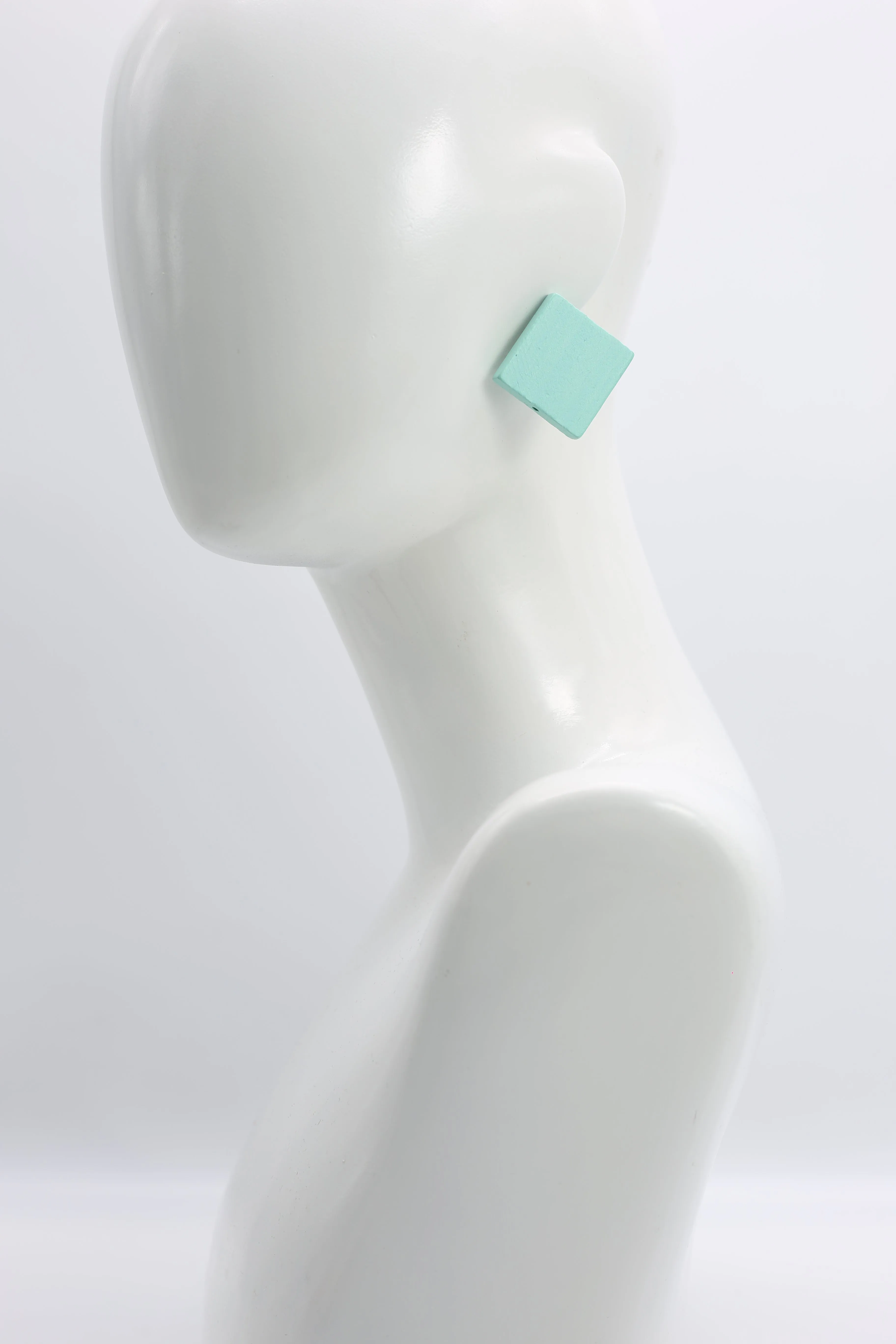 Clip-on Square Earrings - Large