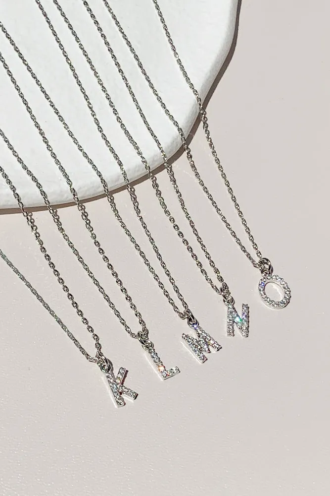 Cubic Initial Necklace