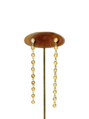 Cupped Pearl Danglers