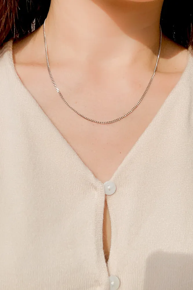 Curb Chain Necklace (Stainless Steel)