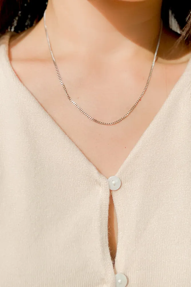 Curb Chain Necklace (Stainless Steel)