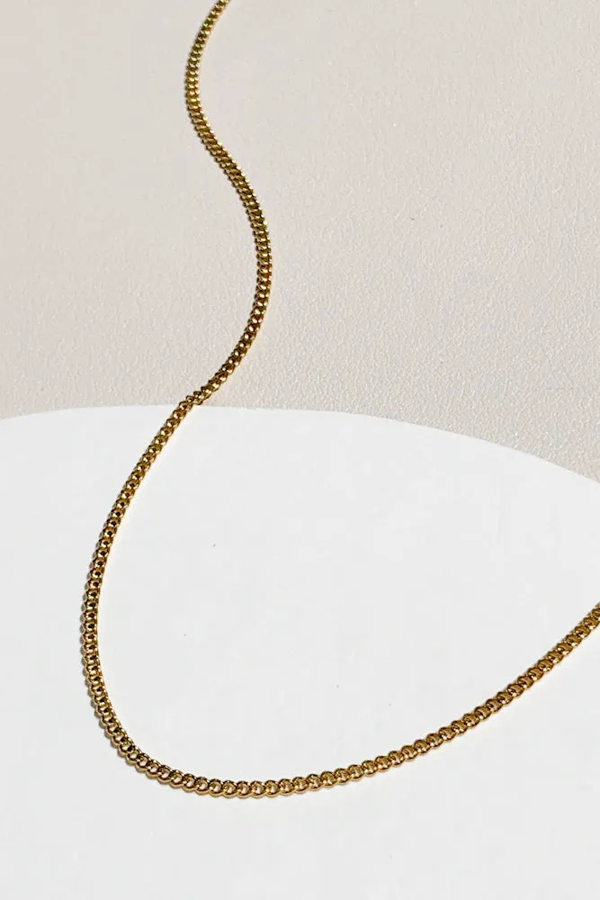 Curb Chain Necklace (Stainless Steel)