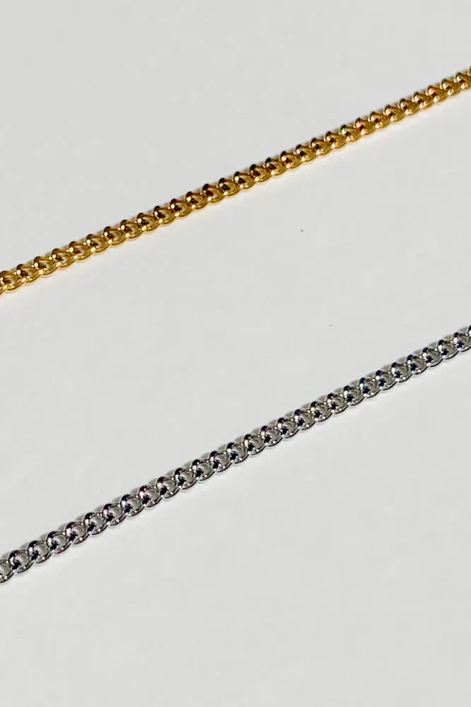 Curb Chain Necklace (Stainless Steel)