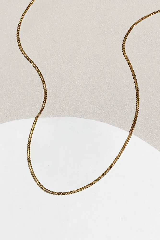 Curb Chain Necklace (Stainless Steel)