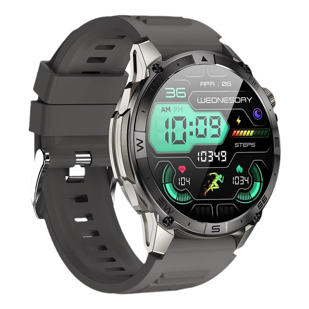 Dateoy Rugged Explorer Smart Watch – AMOLED Display, Built-in GPS,Compass Altitude, & Multidimensional Health Management, Long Battery Life