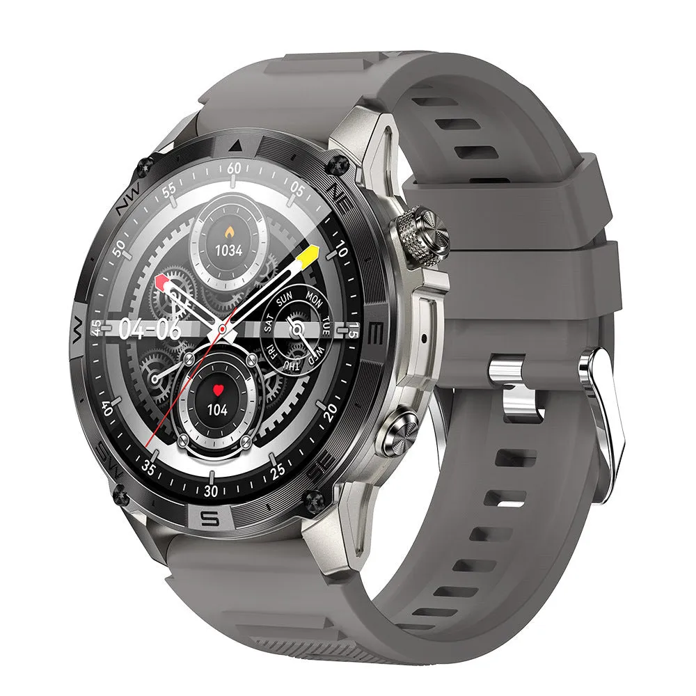 Dateoy Rugged Explorer Smart Watch – AMOLED Display, Built-in GPS,Compass Altitude, & Multidimensional Health Management, Long Battery Life