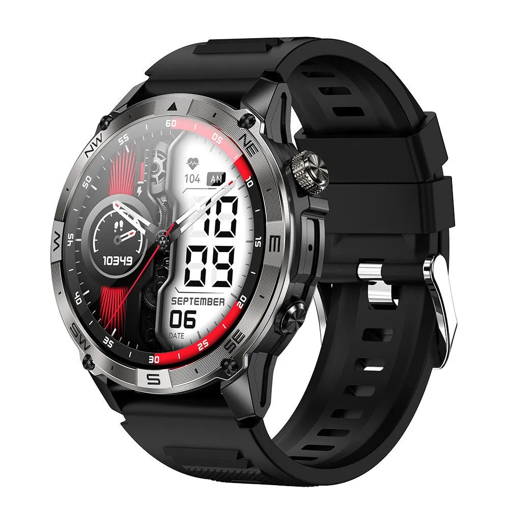 Dateoy Rugged Explorer Smart Watch – AMOLED Display, Built-in GPS,Compass Altitude, & Multidimensional Health Management, Long Battery Life