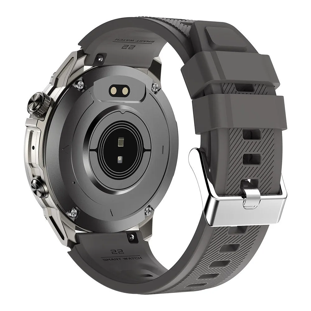 Dateoy Rugged Explorer Smart Watch – AMOLED Display, Built-in GPS,Compass Altitude, & Multidimensional Health Management, Long Battery Life
