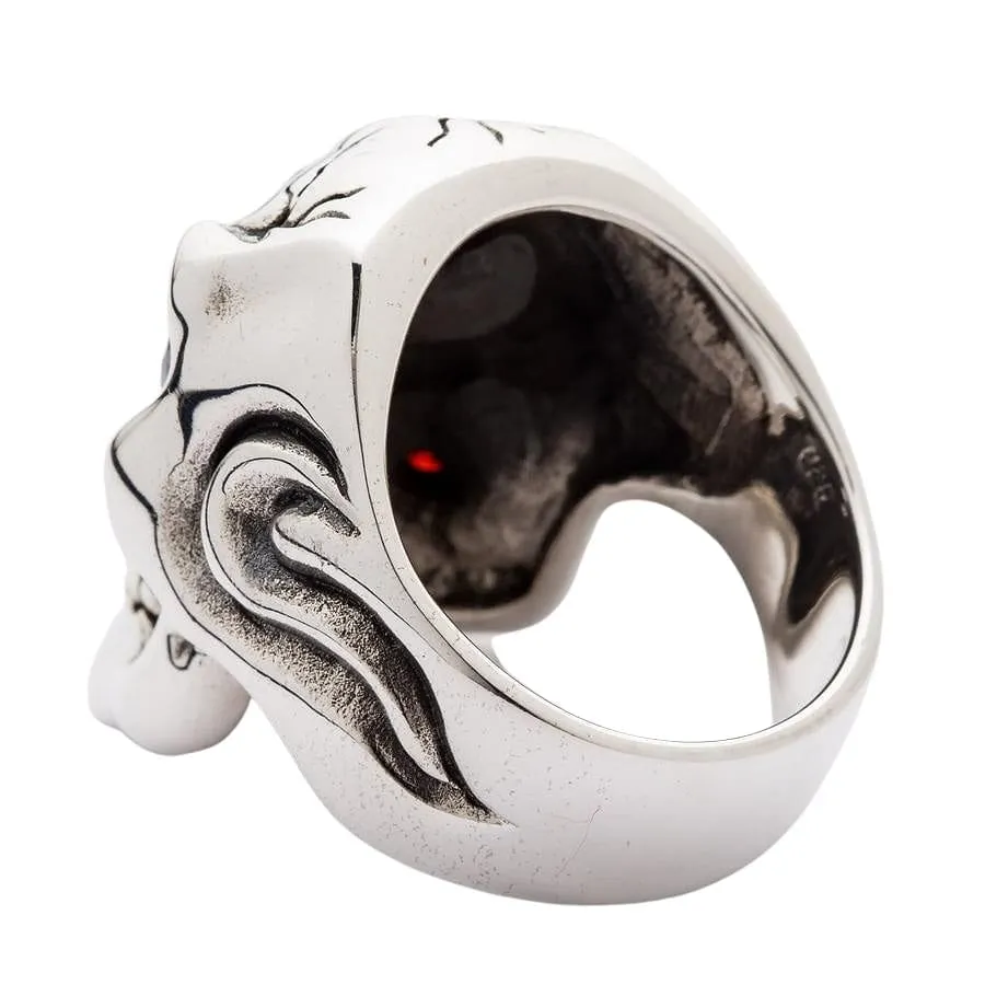 Diamond Eye Mafia 925 Sterling Silver Skull Ring