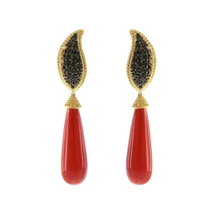 Drop Pave Earrings