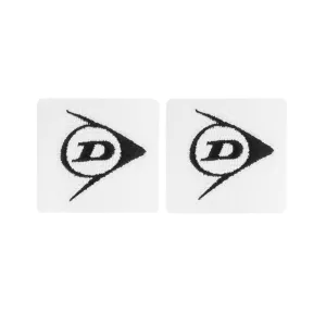 Dunlop Short Wristbands White 2-Pack