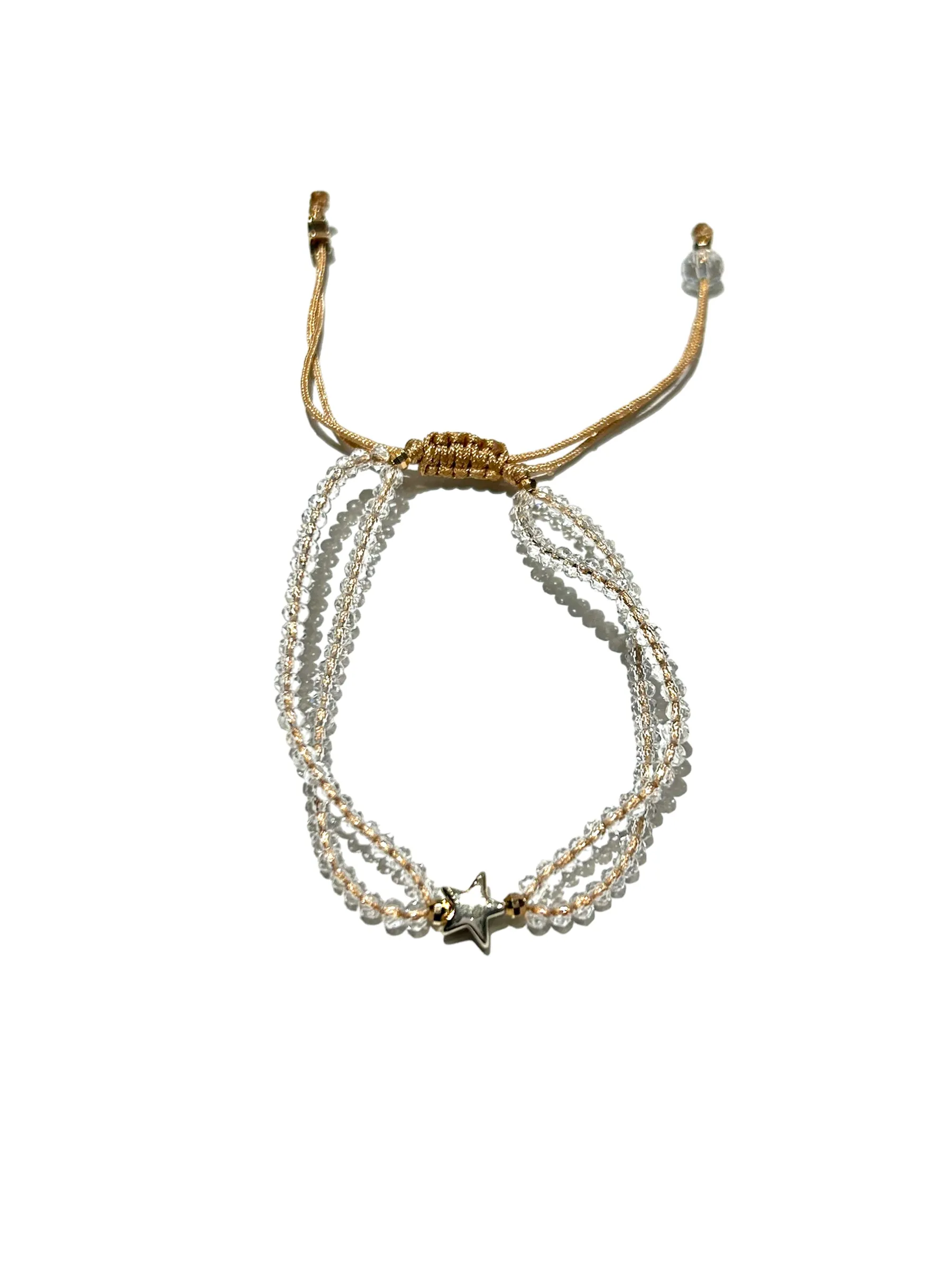 E-HC DESIGNS- Double Crystals with Pendant Bracelet (more colors and pendants available)8