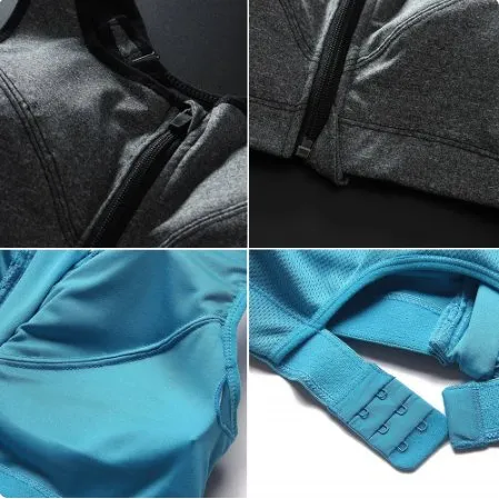 Easy Fit Sports Bra - Ultimate Zip Front Bra