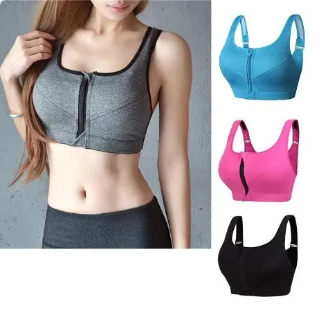 Easy Fit Sports Bra - Ultimate Zip Front Bra