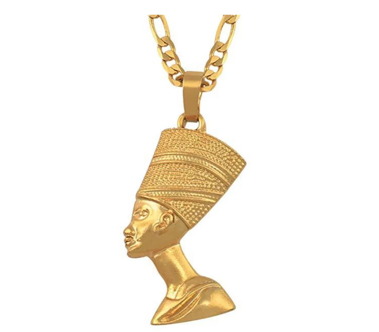 Egyptian Queen Nefertiti Pendant Necklace