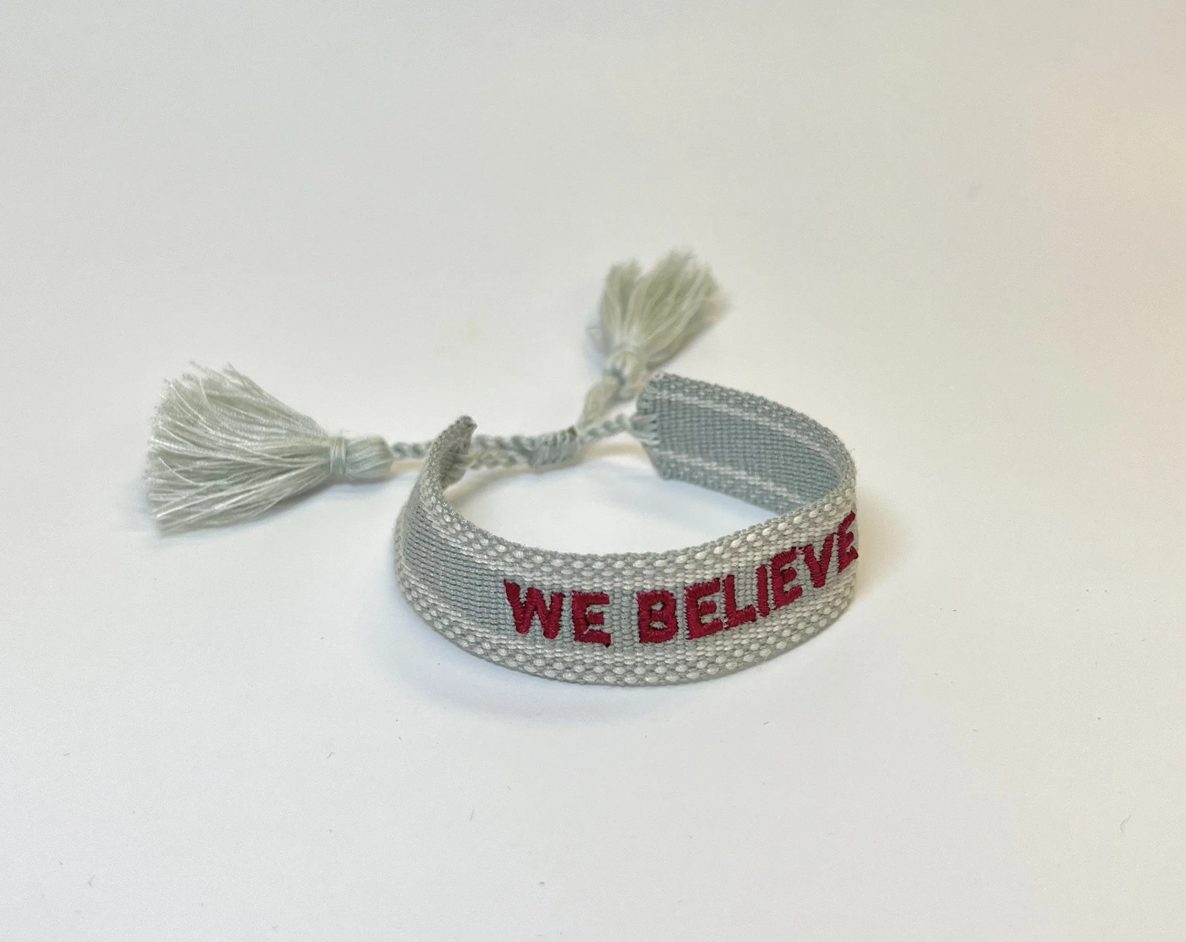 Embroidered Adjustable Tassel Bracelets