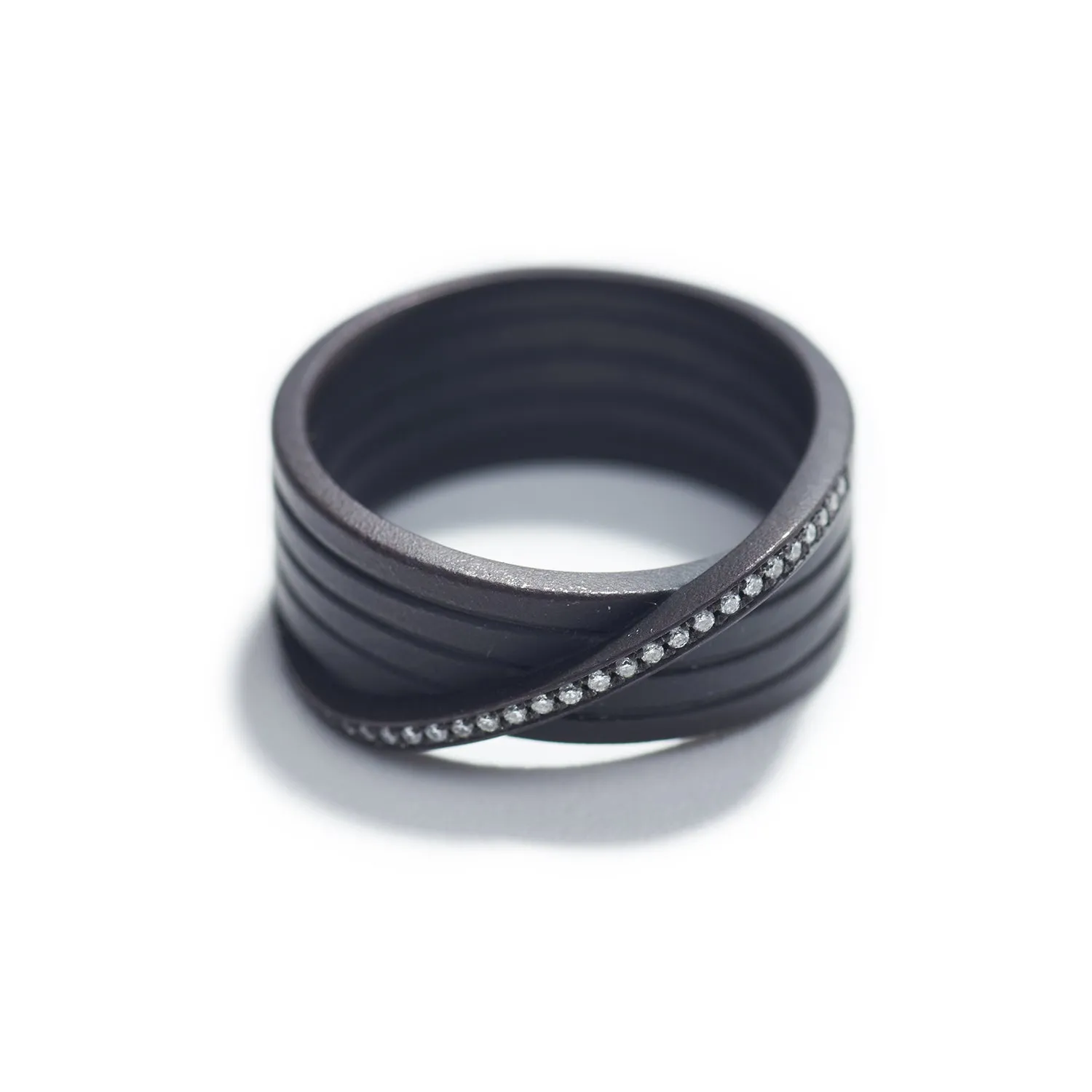 Endless Band 5-Times with Diamonds ~1.5mm