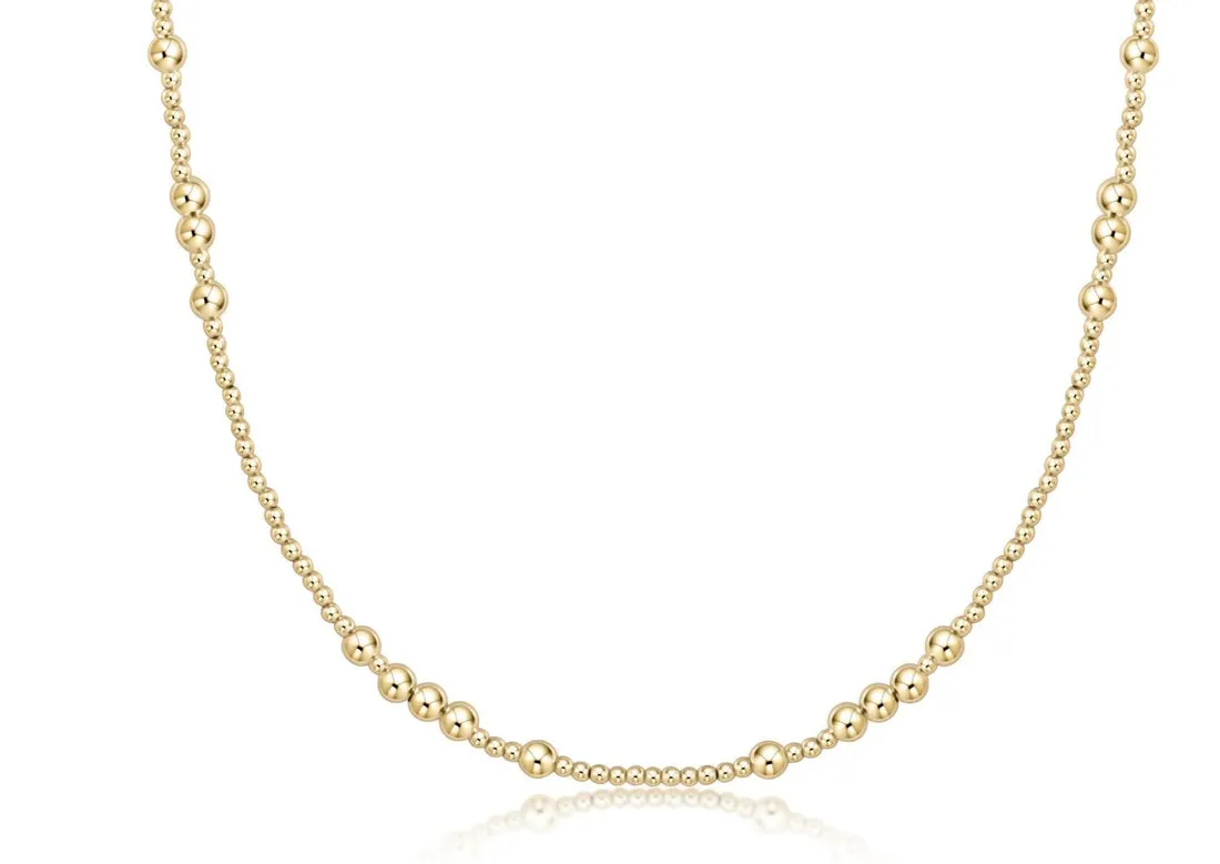 enewton - 14k gold-filled - Yellow Gold Hope Unwritten Necklace 15"