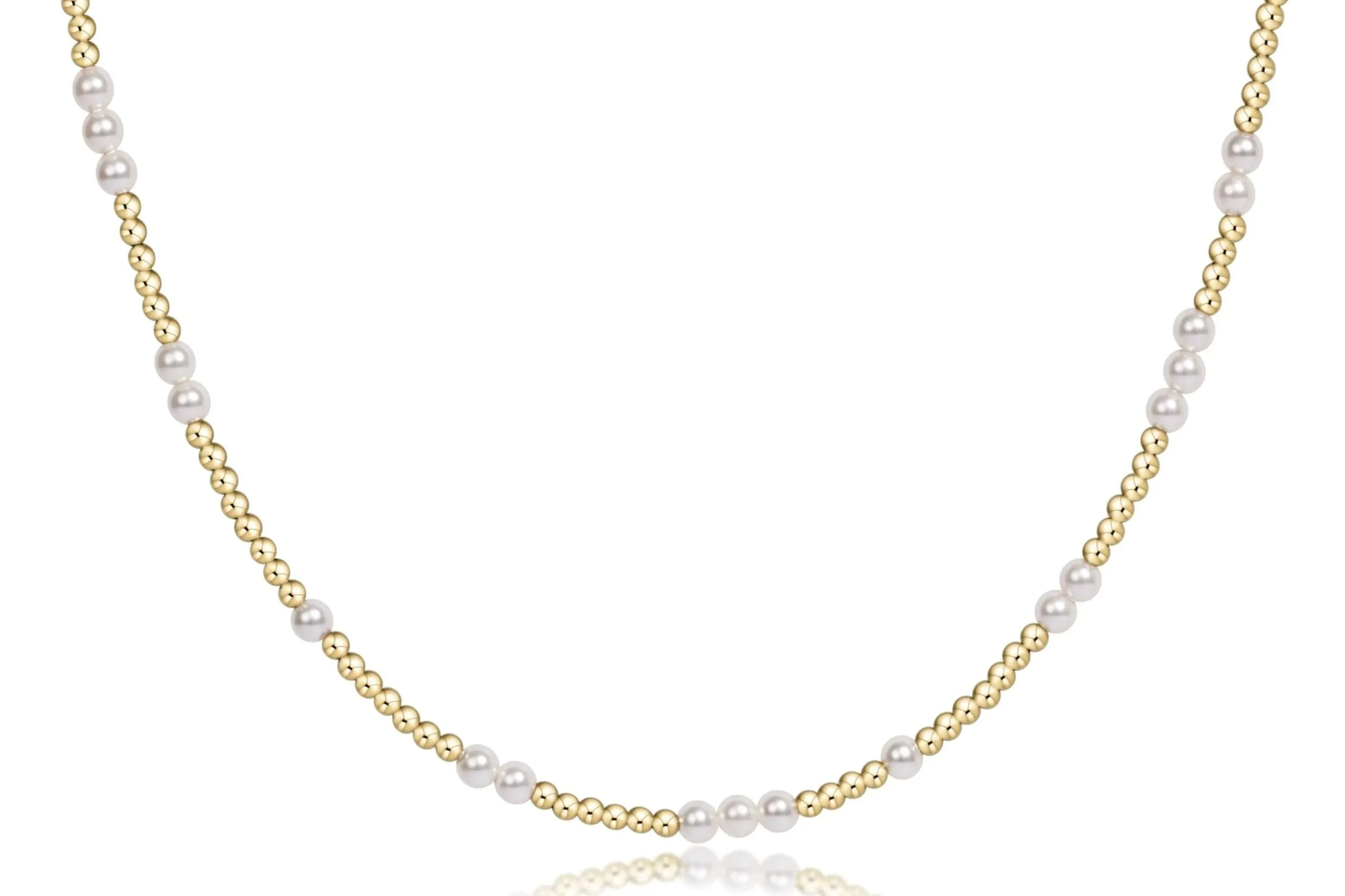 eNewton 15" Choker Hope Unwritten 3mm Pearl