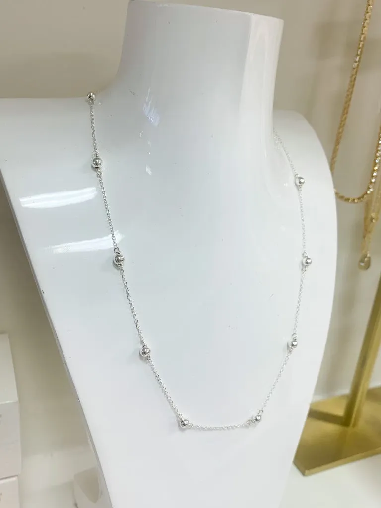 enewton | 17" Choker Simplicity Sterling Chain - 4mm