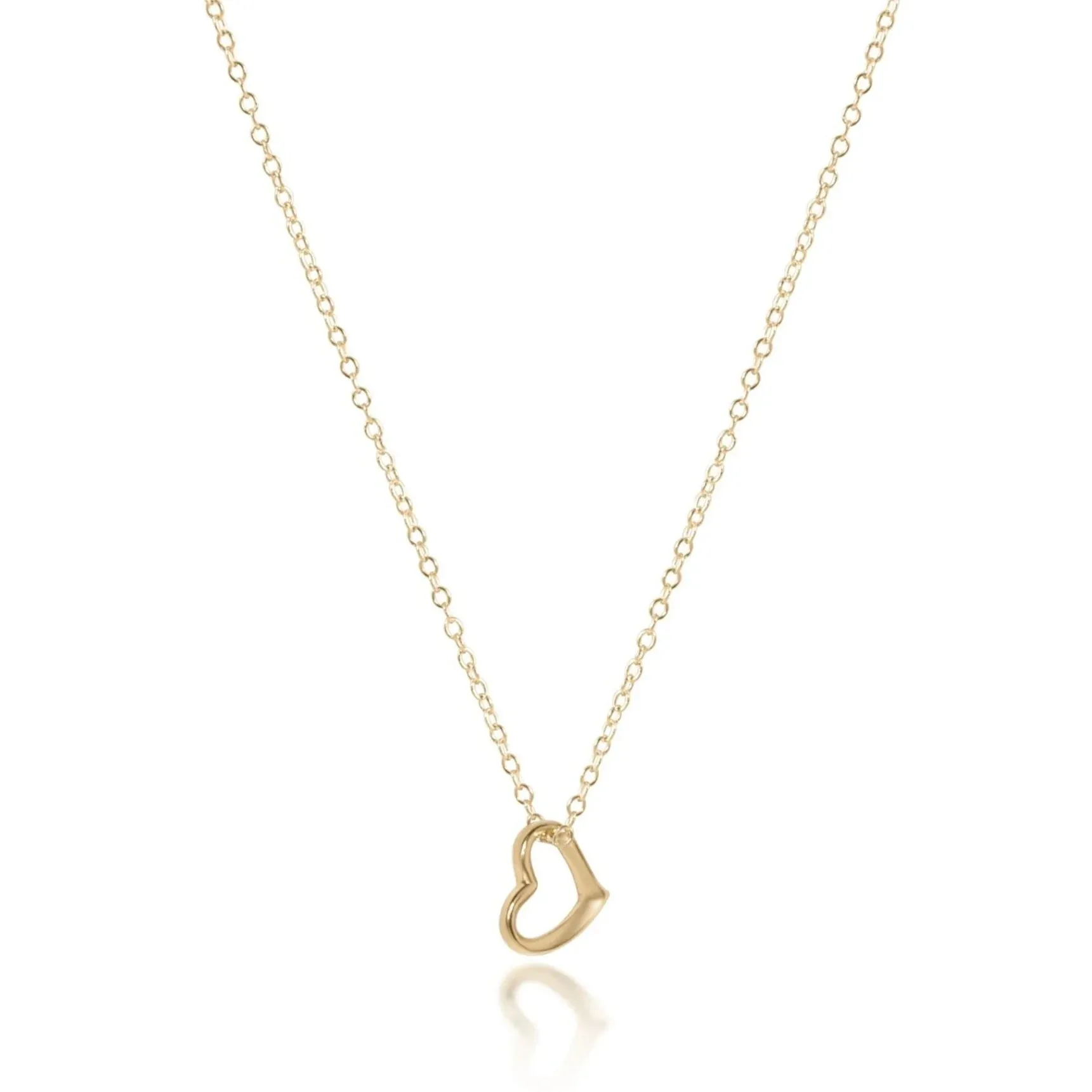 enewton - egirl | 14" Necklace Gold - Love Small Gold Charm
