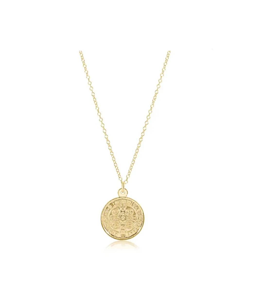 ENewton Gold Blessing Charm Necklace