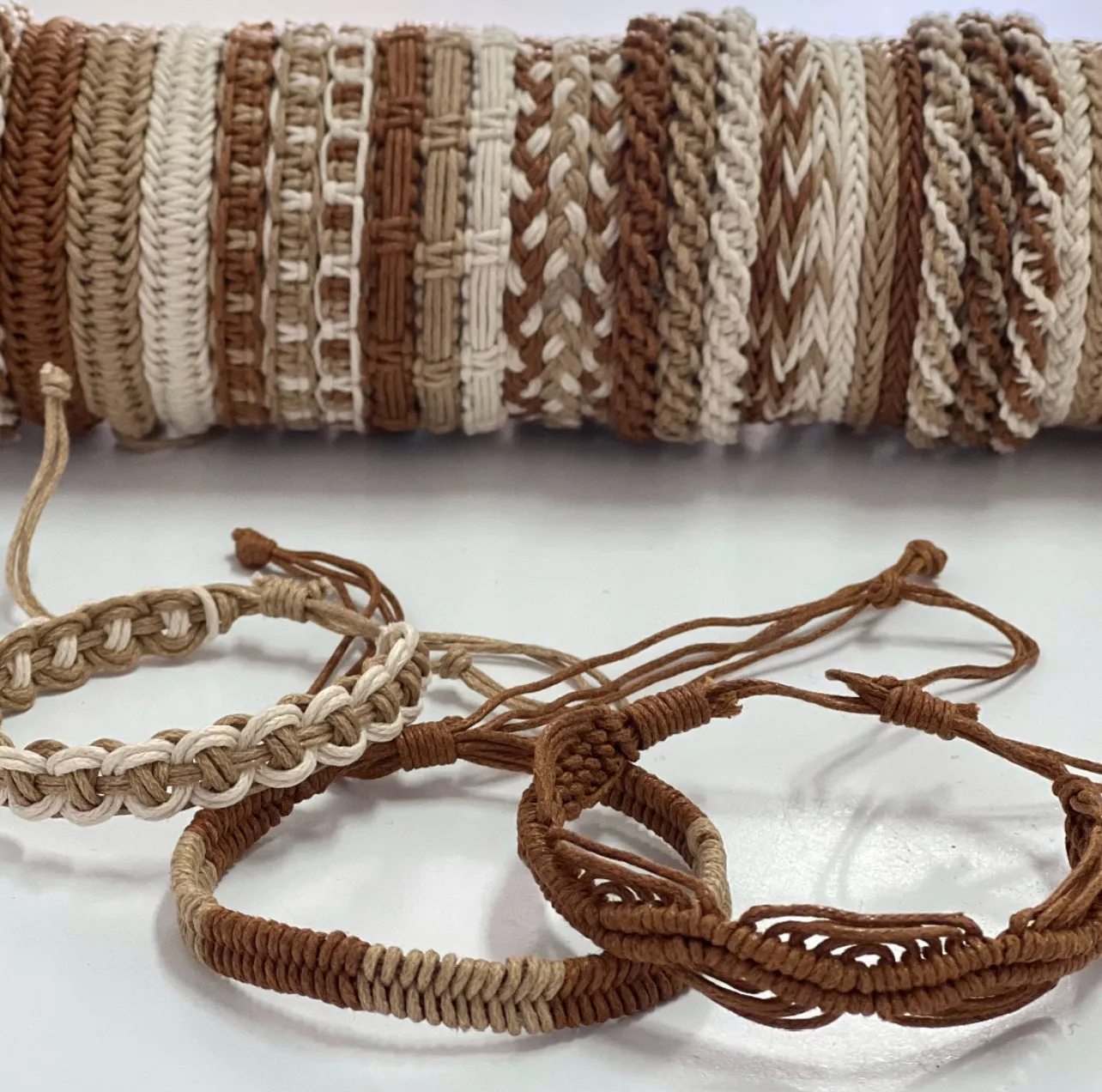 ethik woven friendship bracelets || cotton